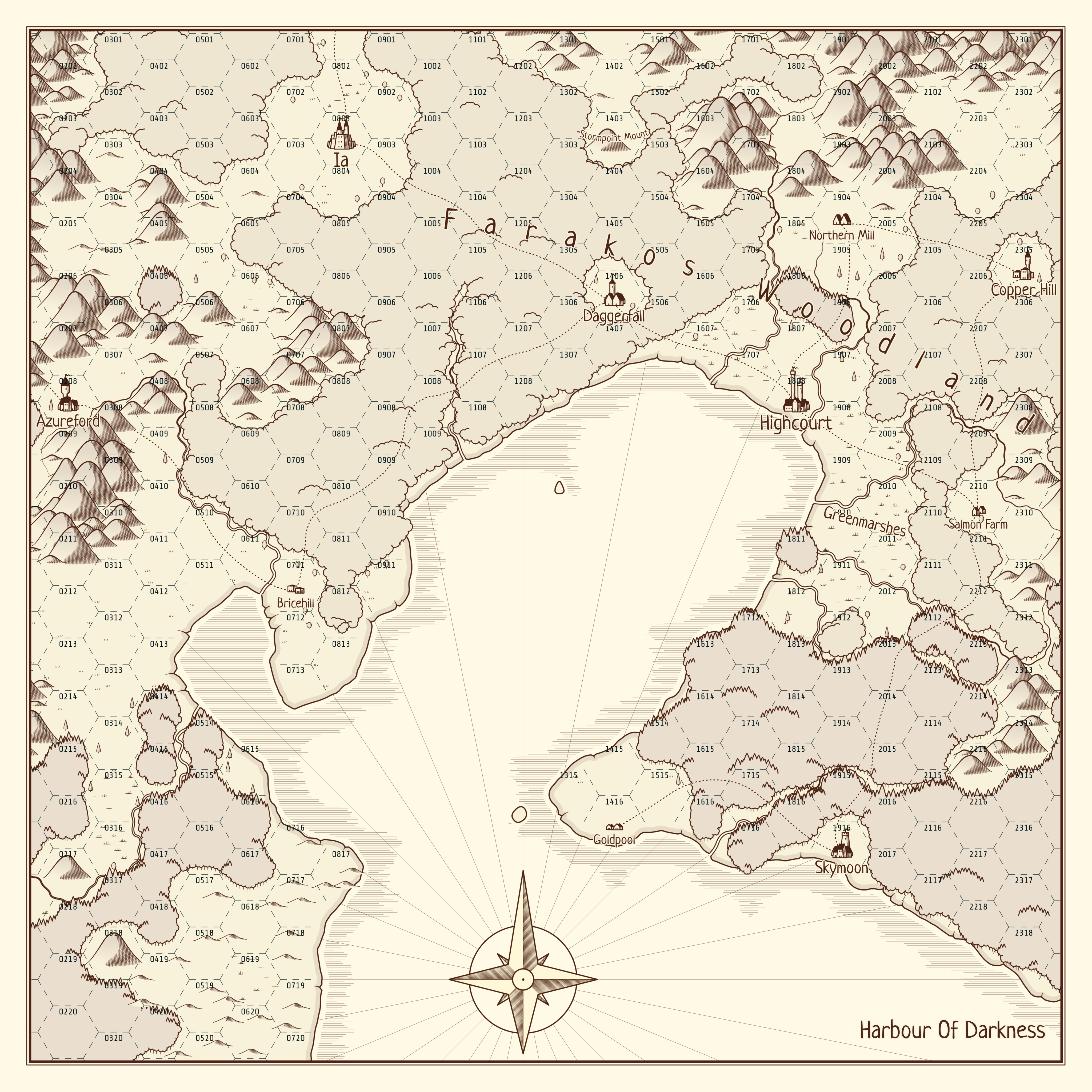 Players’ Map of the Far Reaches